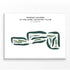 Woods Course at Delaire Country Club, Florida - Printed Golf Courses
