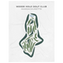 Woods Hole Golf Club, Massachusetts - Printed Golf Courses