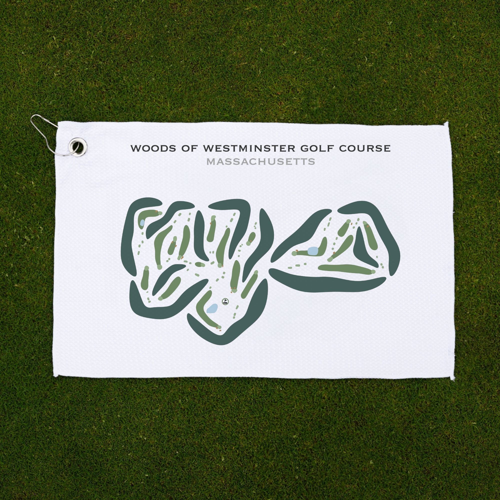 Woods of Westminster Golf Course, Massachusetts - Printed Golf Courses
