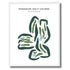 Woodside Golf Course, Michigan - Printed Golf Courses