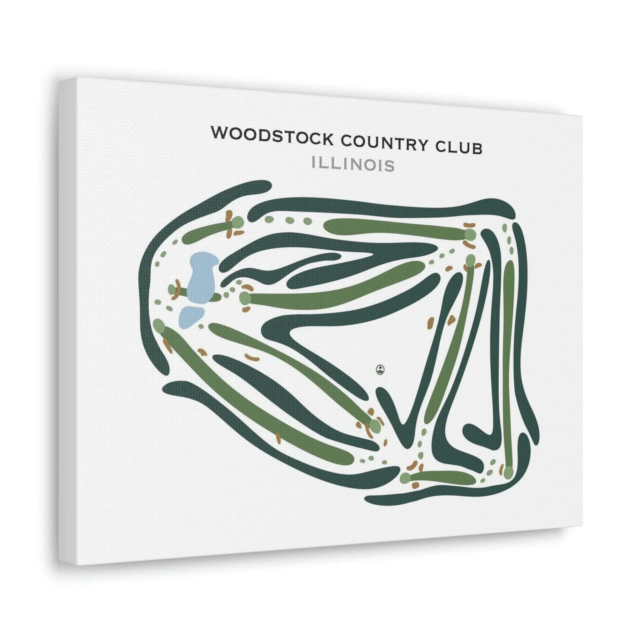 Woodstock Country Club, Illinois - Printed Golf Courses