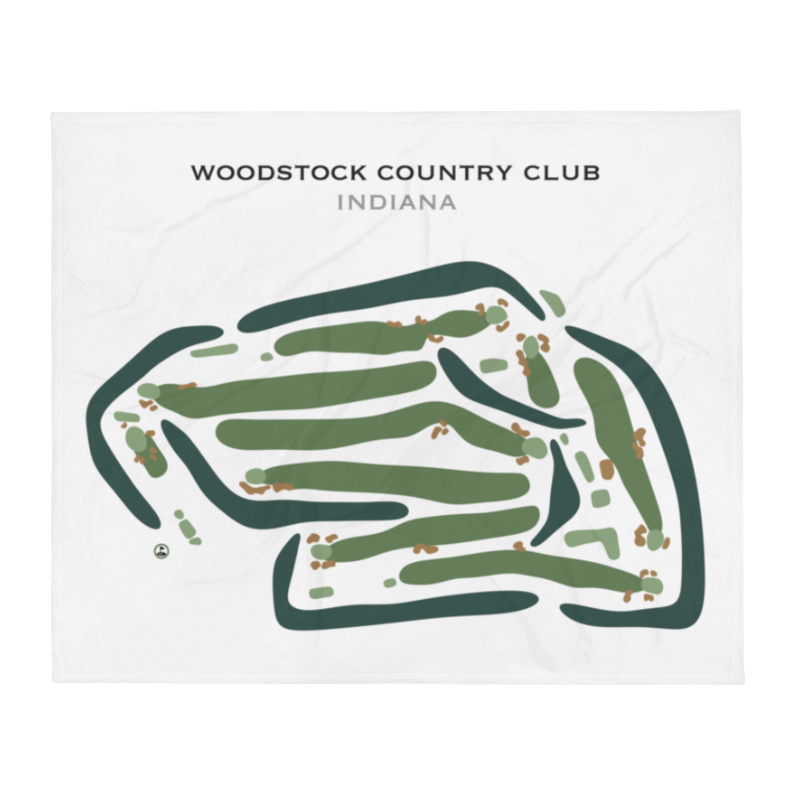 Woodstock Country Club, Indiana - Printed Golf Courses