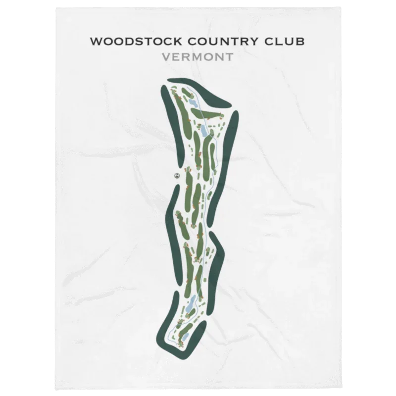 Woodstock Country Club, Vermont - Printed Golf Course