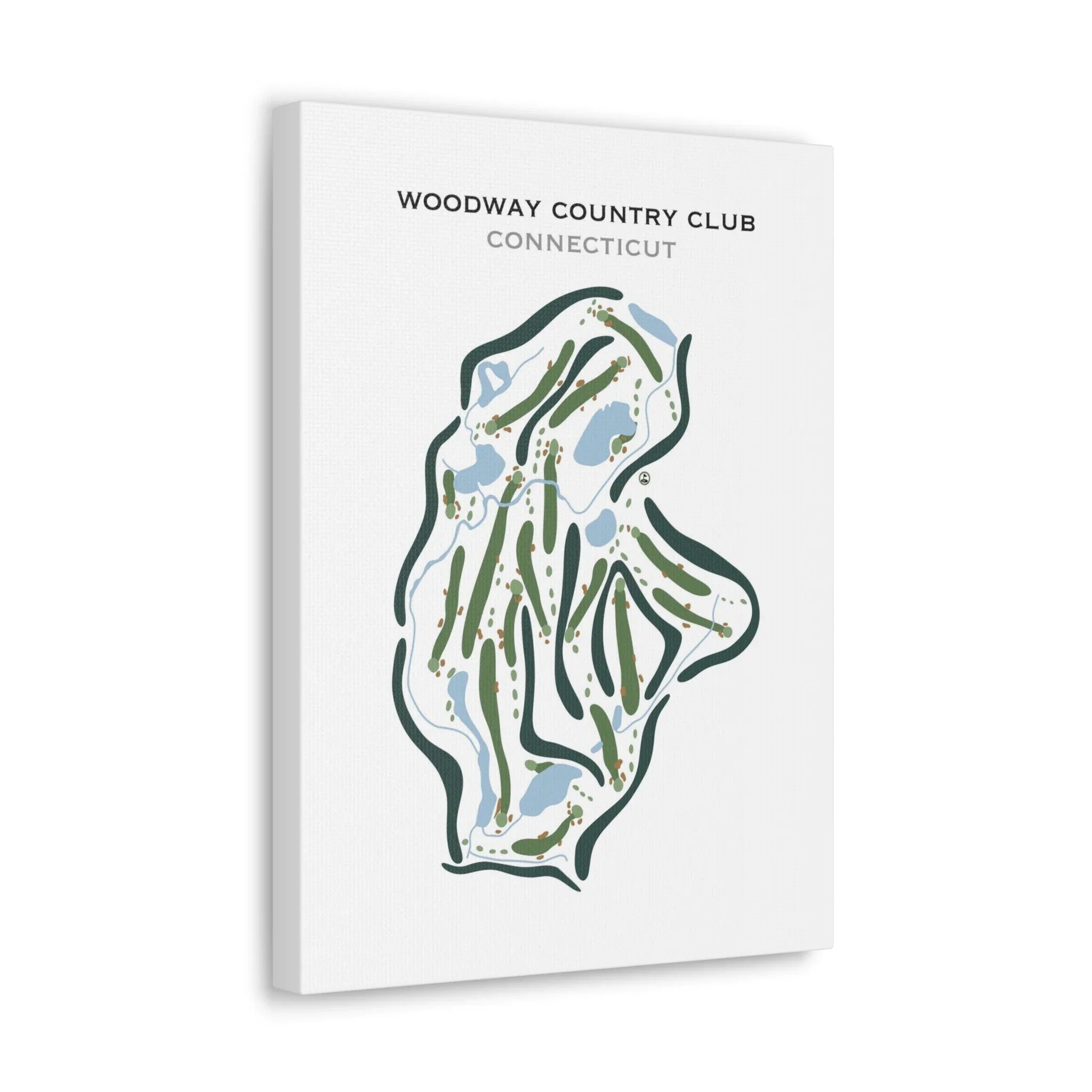 Woodway Country Club, Connecticut - Printed Golf Courses