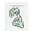 Worcester Country Club, Massachusetts - Printed Golf Courses
