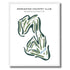 Worcester Country Club, Massachusetts - Printed Golf Courses