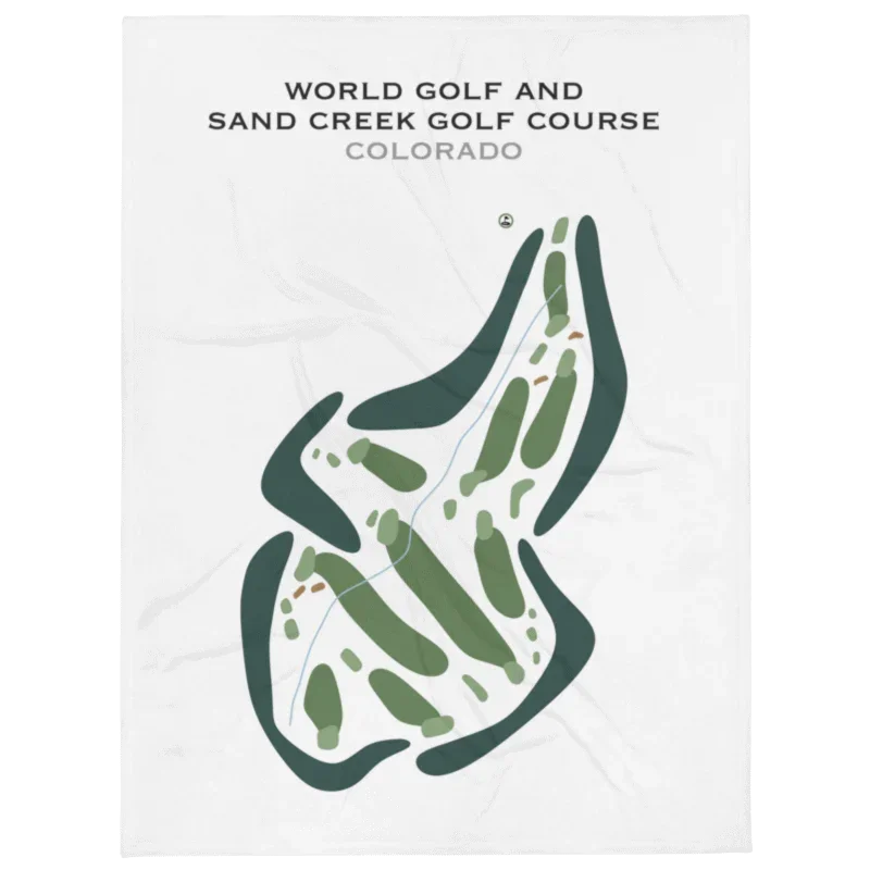 World Golf & Sand Creek Golf Course, Colorado - Printed Golf Courses