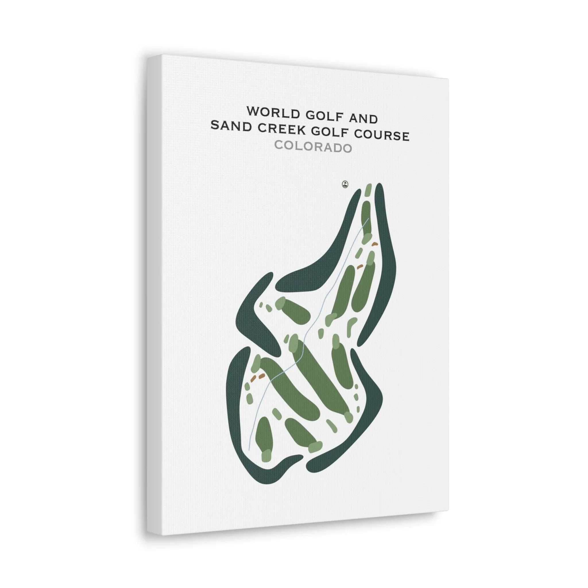 World Golf & Sand Creek Golf Course, Colorado - Printed Golf Courses