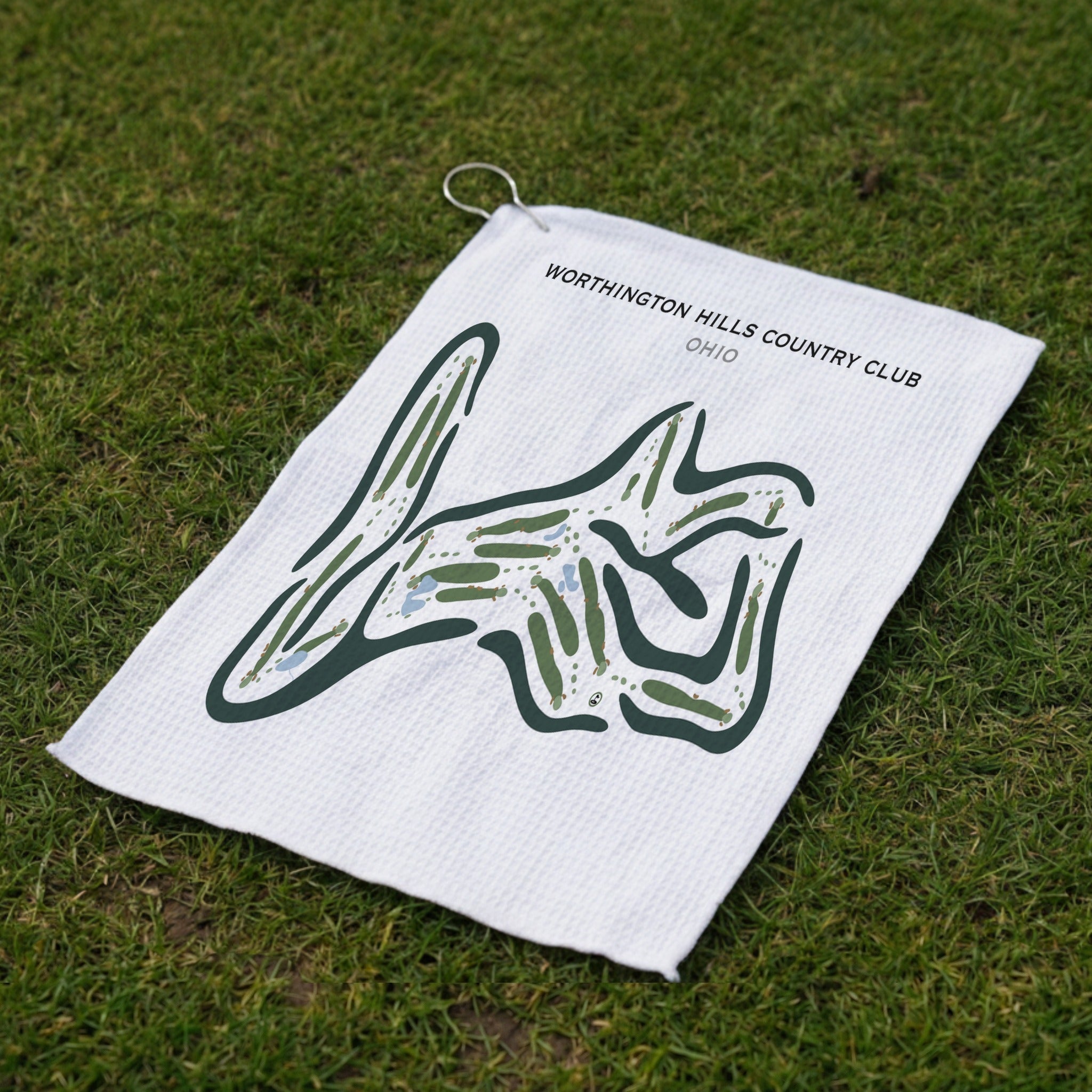 Worthington Hills Country Club, Ohio - Printed Golf Courses