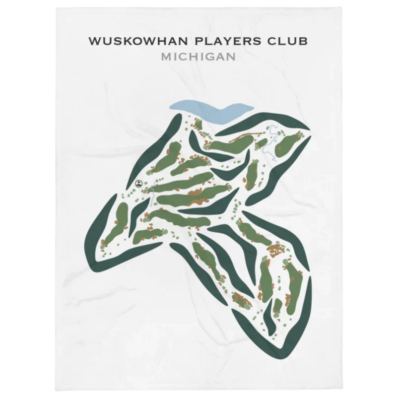 Wuskowhan Players Club, Michigan - Printed Golf Courses