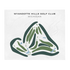 Wyandotte Hills Golf Club, Michigan - Printed Golf Courses