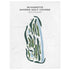 Wyandotte Shores Golf Course, Michigan - Printed Golf Course