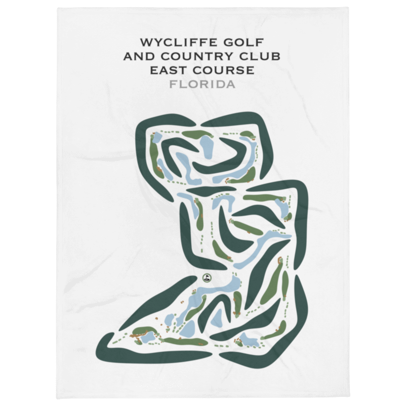 Wycliffe Golf and Country Club, East Course, Florida - Printed Golf Courses