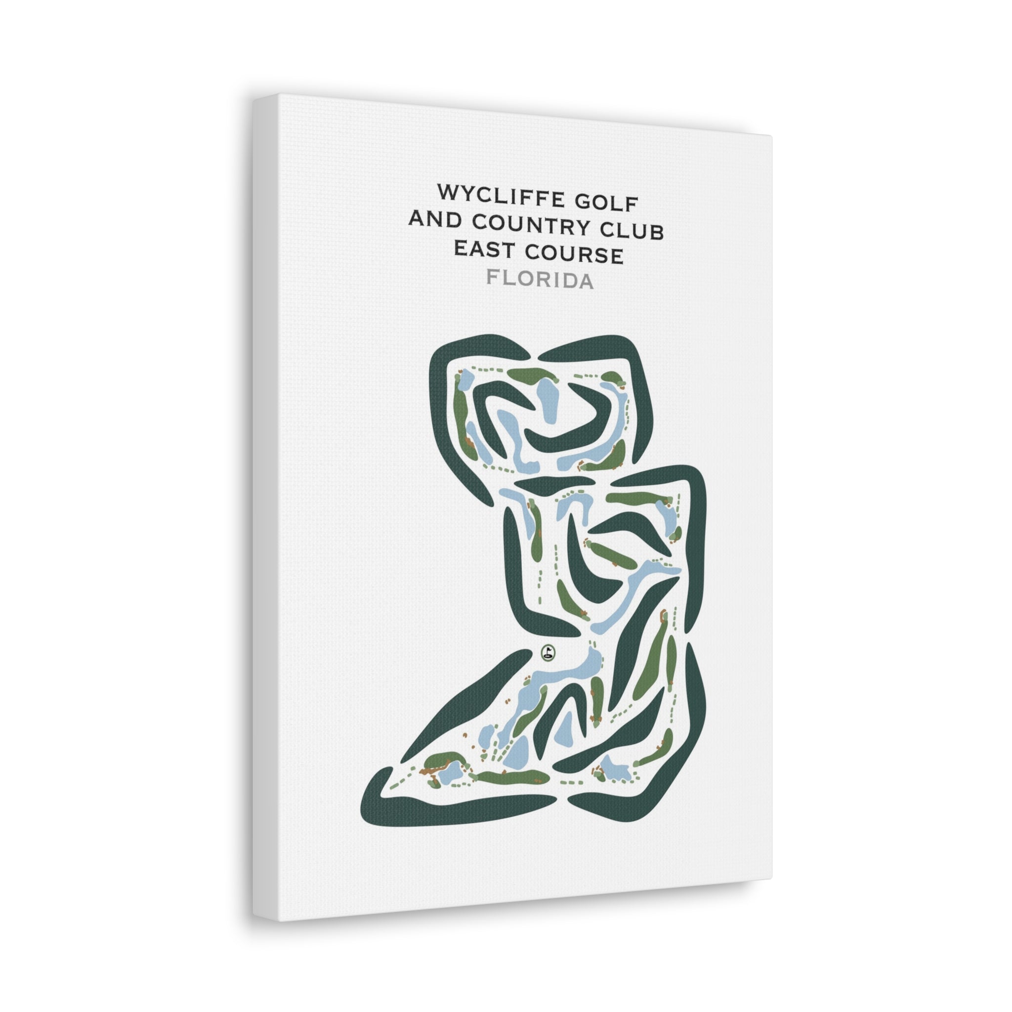 Wycliffe Golf and Country Club, East Course, Florida - Printed Golf Courses