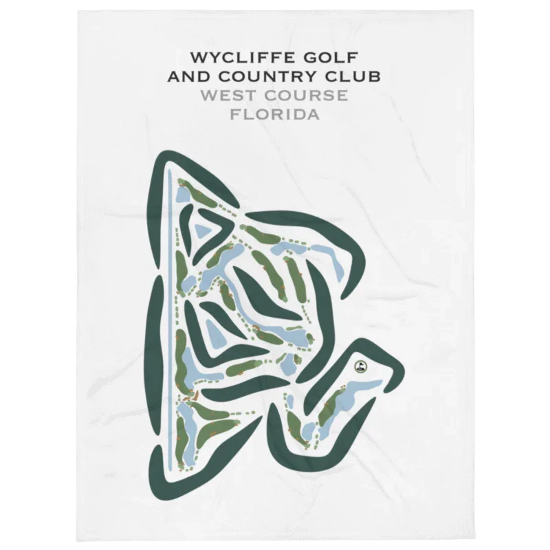 Wycliffe Golf and Country Club, West Course, Florida - Printed Golf Courses