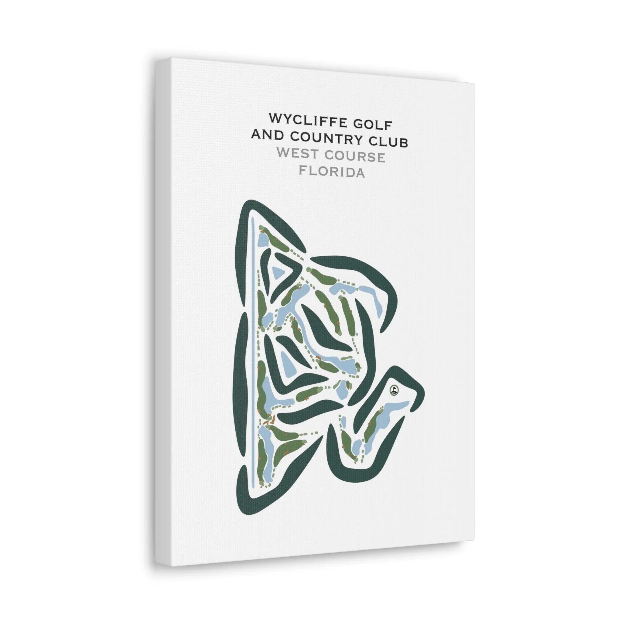 Wycliffe Golf and Country Club, West Course, Florida - Printed Golf Courses