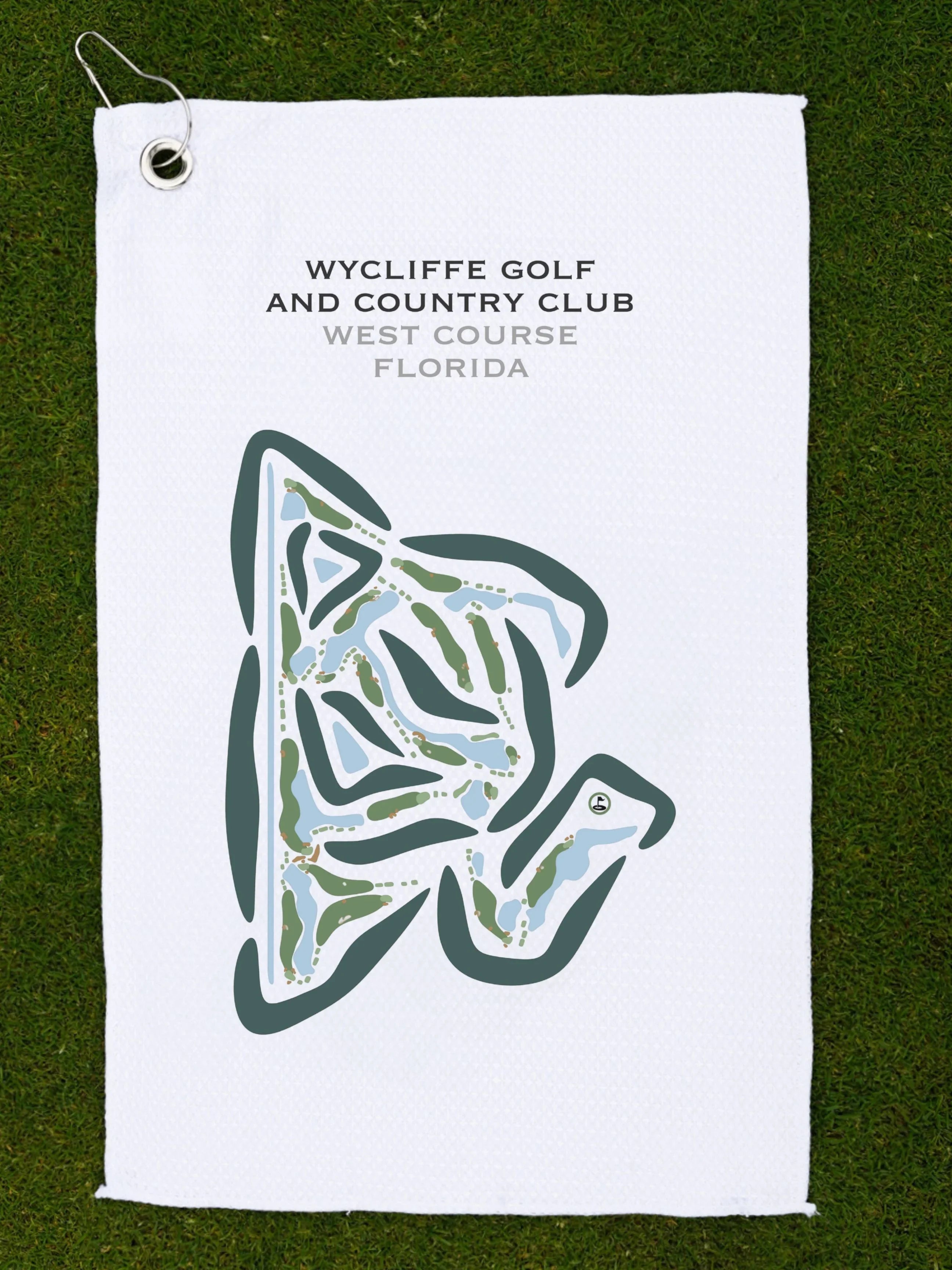 Wycliffe Golf and Country Club, West Course, Florida - Printed Golf Courses