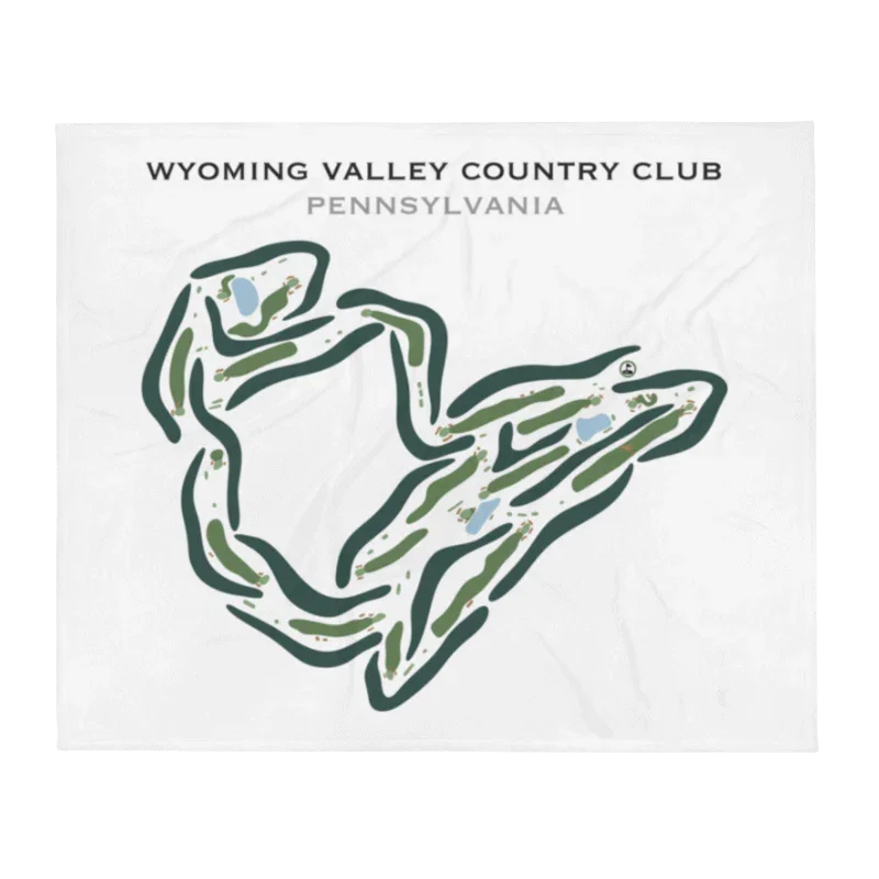 Wyoming Valley Country Club, Pennsylvania - Printed Golf Courses