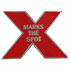 X Marks The Spot Ball Marker & Hat Clip by ReadyGOLF