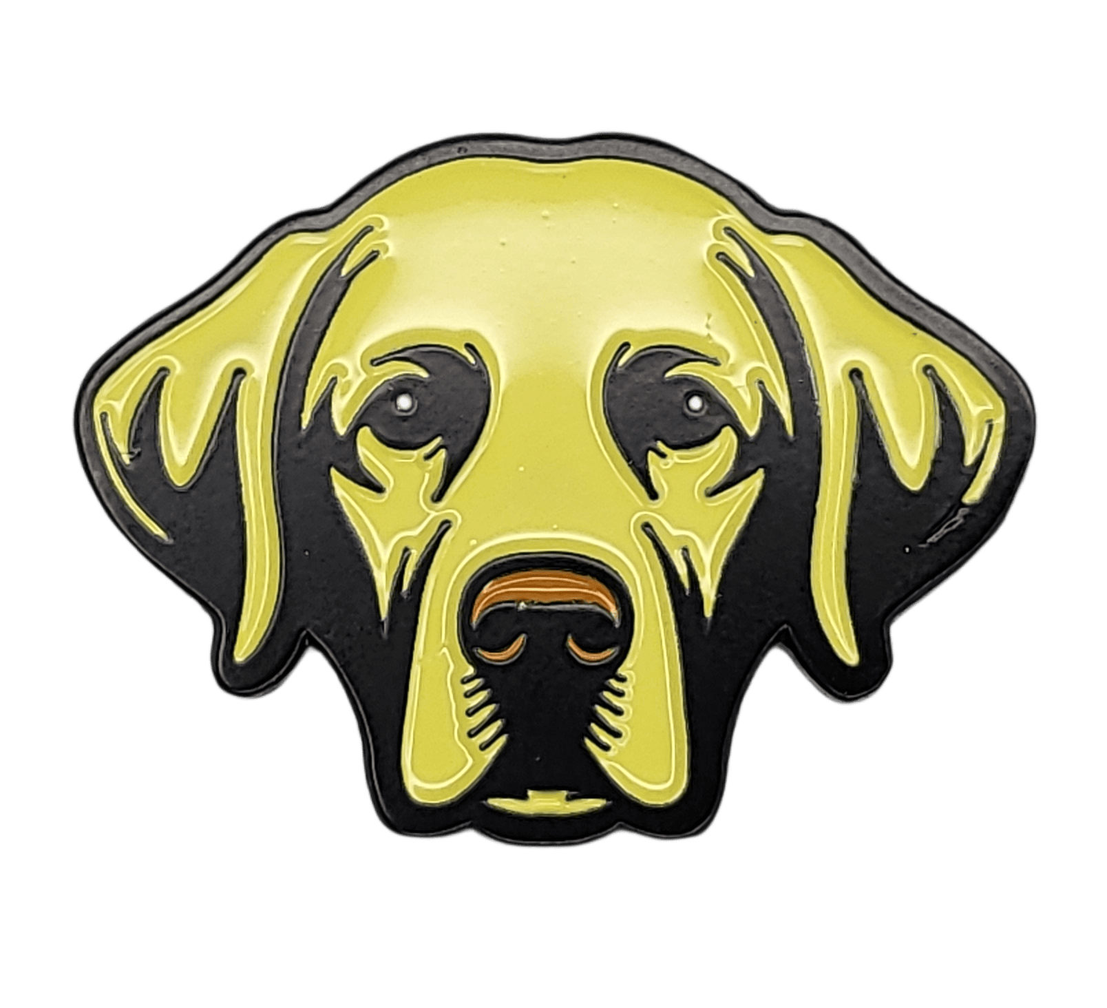 Yellow Labrador Retriever Golf Ball Marker with Hat Clip