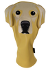 Yellow Labrador Embroidered Classic Driver Headcover by ReadyGOLF