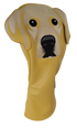 Yellow Labrador Embroidered Classic Driver Headcover by ReadyGOLF