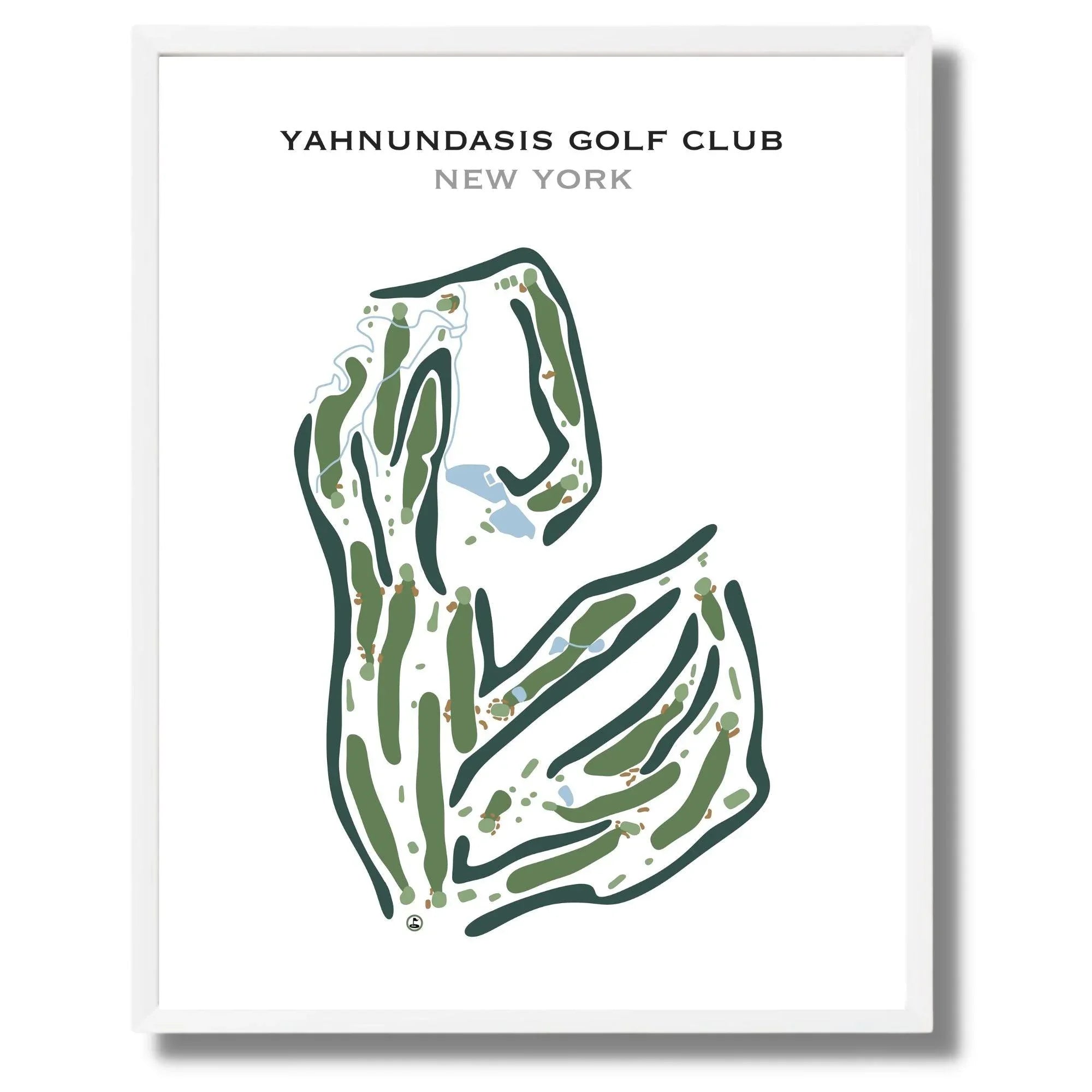 Yahnundasis Golf Club, New York - Printed Golf Course