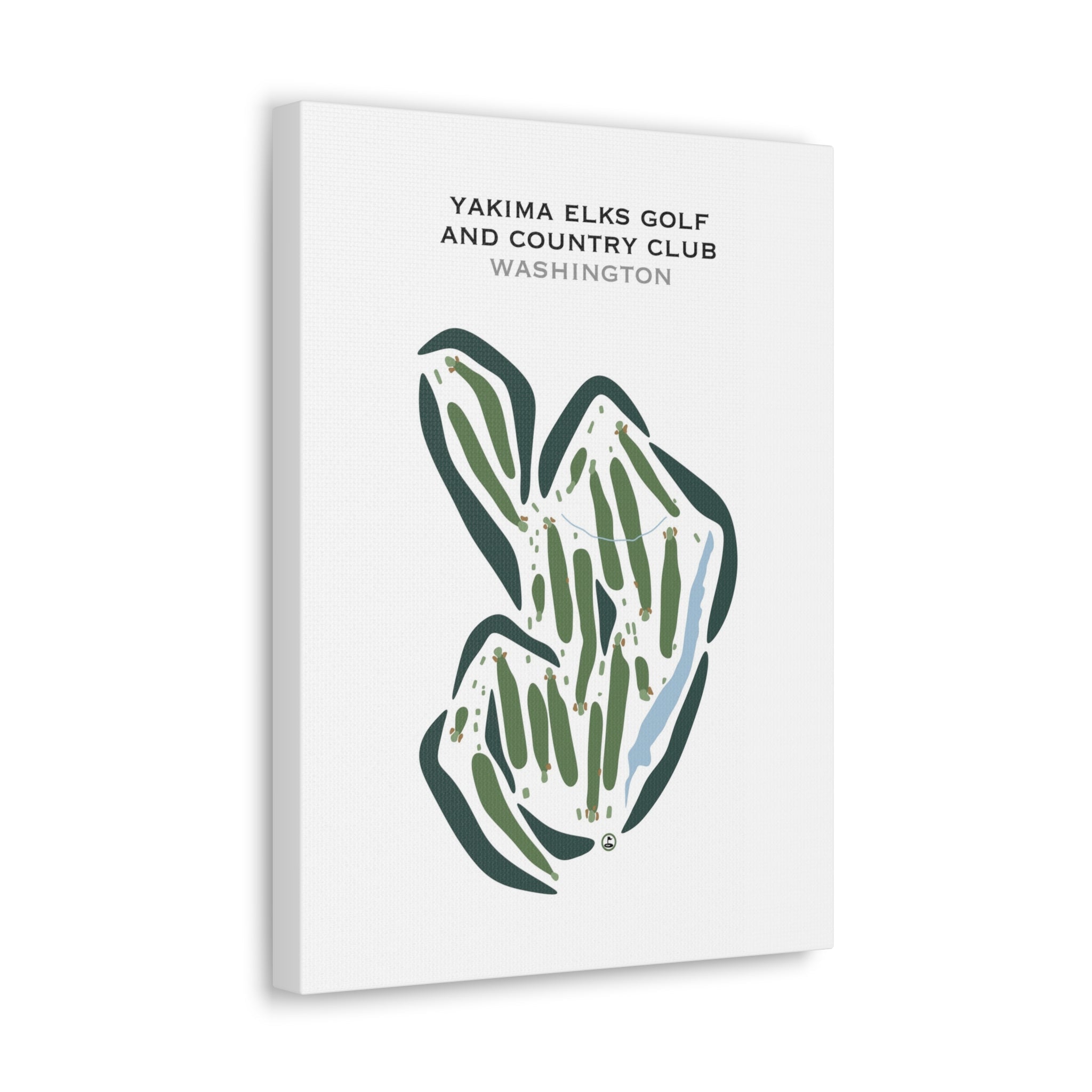 Yakima Elks Golf & Country Club, Washington - Printed Golf Courses