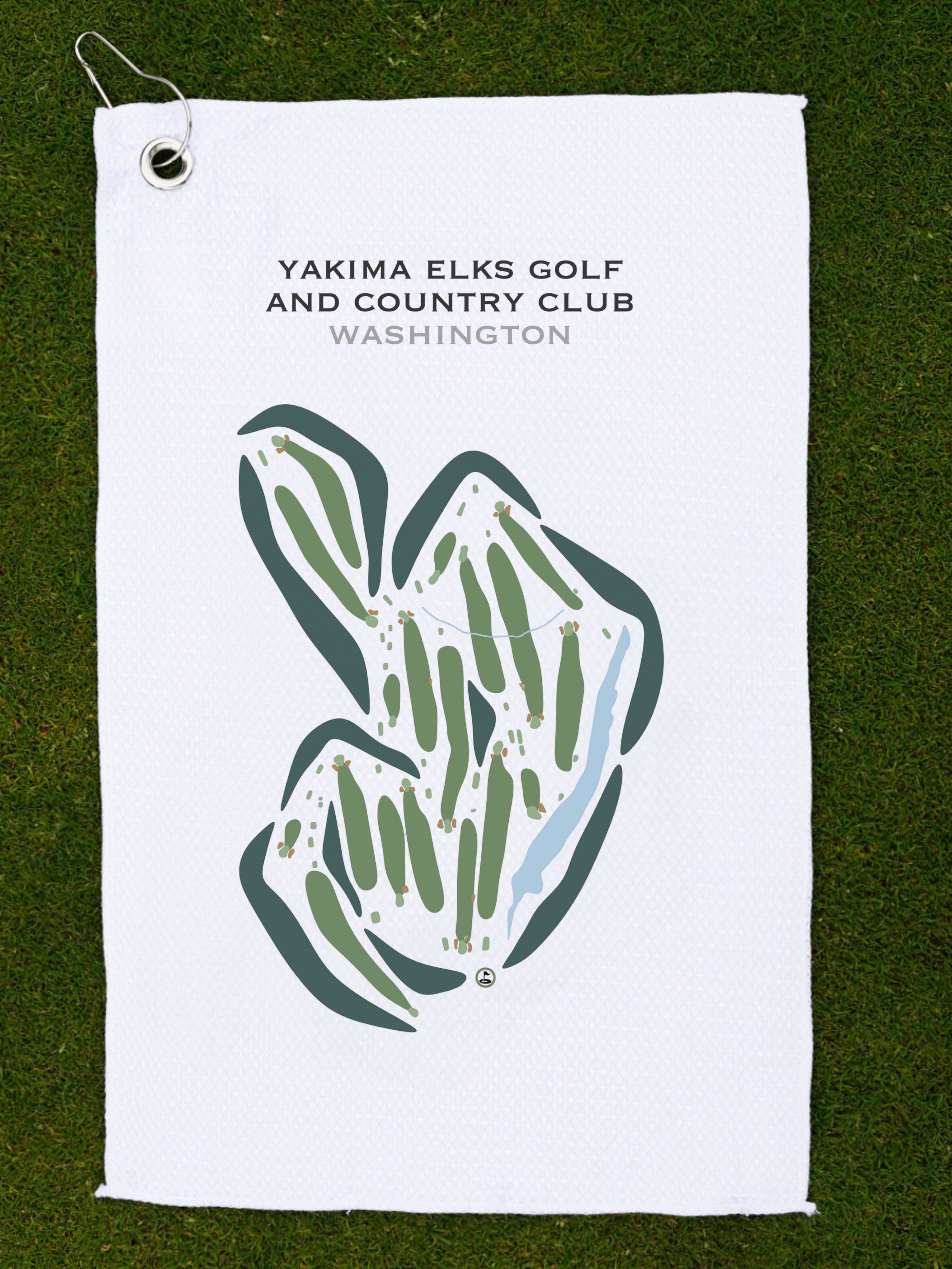 Yakima Elks Golf & Country Club, Washington - Printed Golf Courses