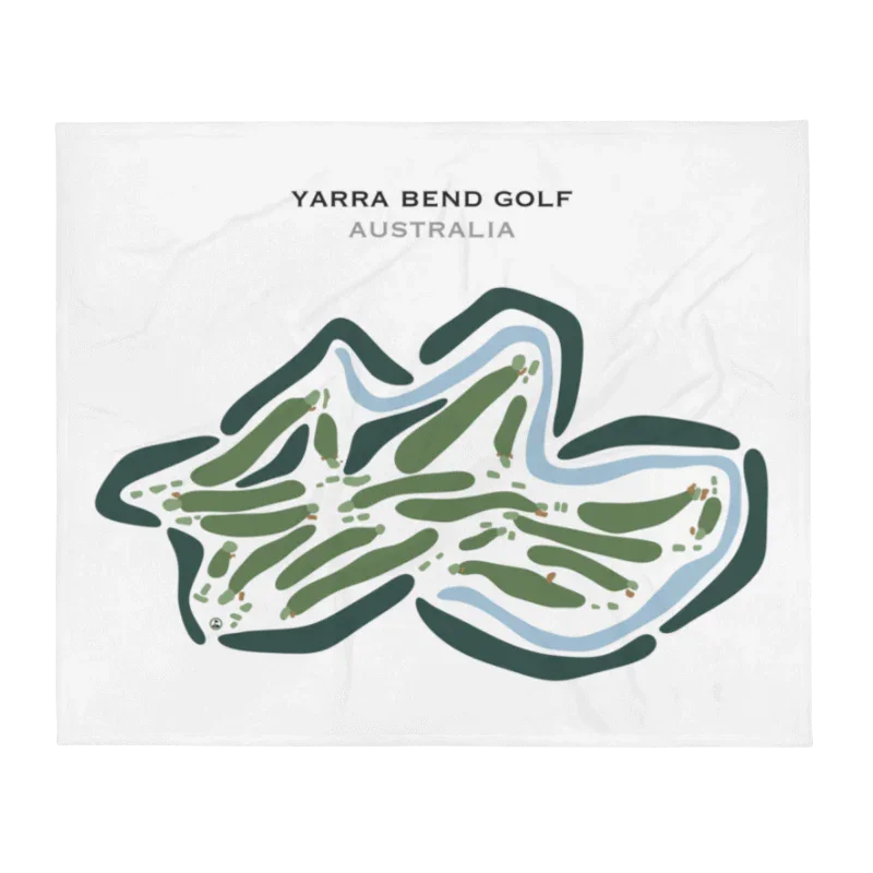 Yarra Bend Golf Course, Melbourne, Australia - Printed Golf Courses