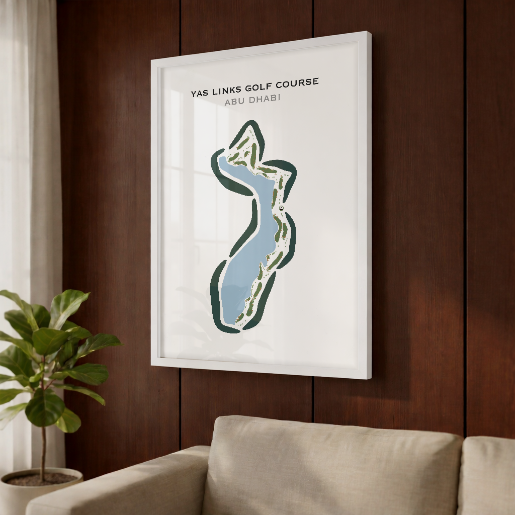 Yas Links Golf Course, Abu Dhabi - United Arab Emirates - Printed Golf Courses