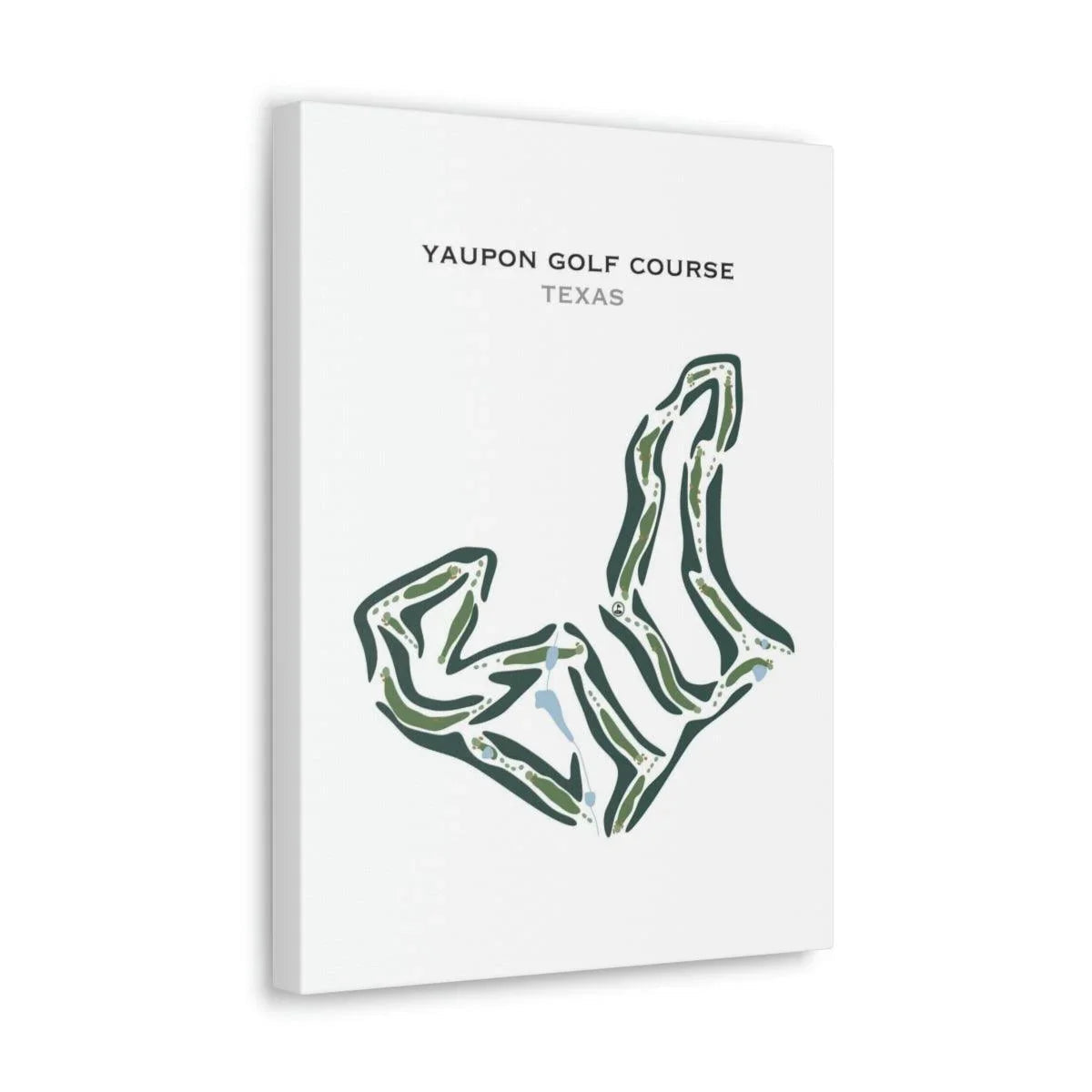 Yaupon Golf Course, Texas - Printed Golf Courses