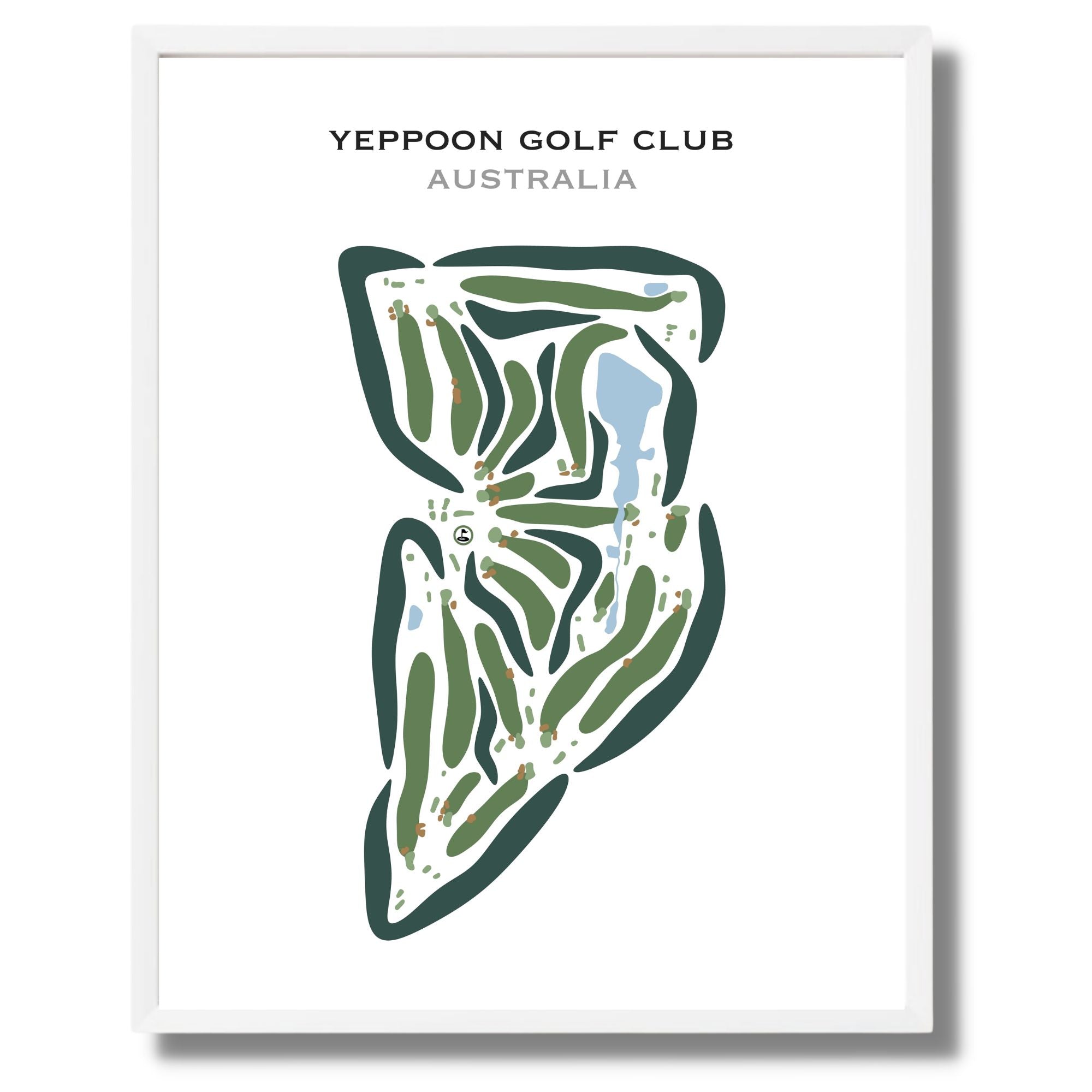 Yeppoon Golf Club, Australia - Printed Golf Courses