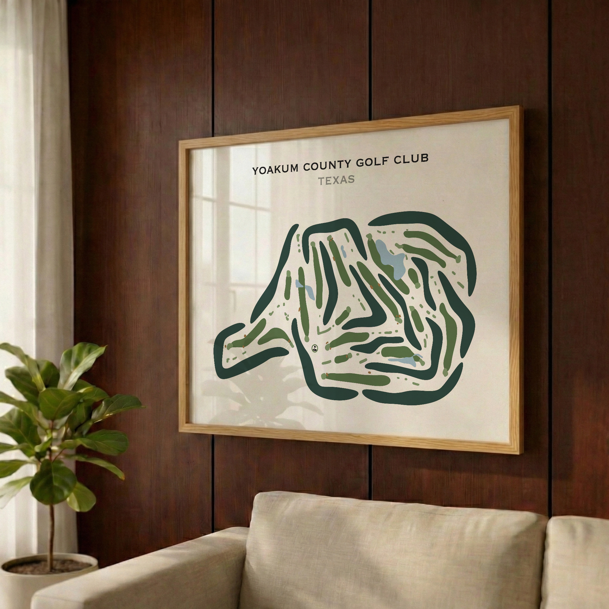 Yoakum County Golf Club, Texas - Printed Golf Courses