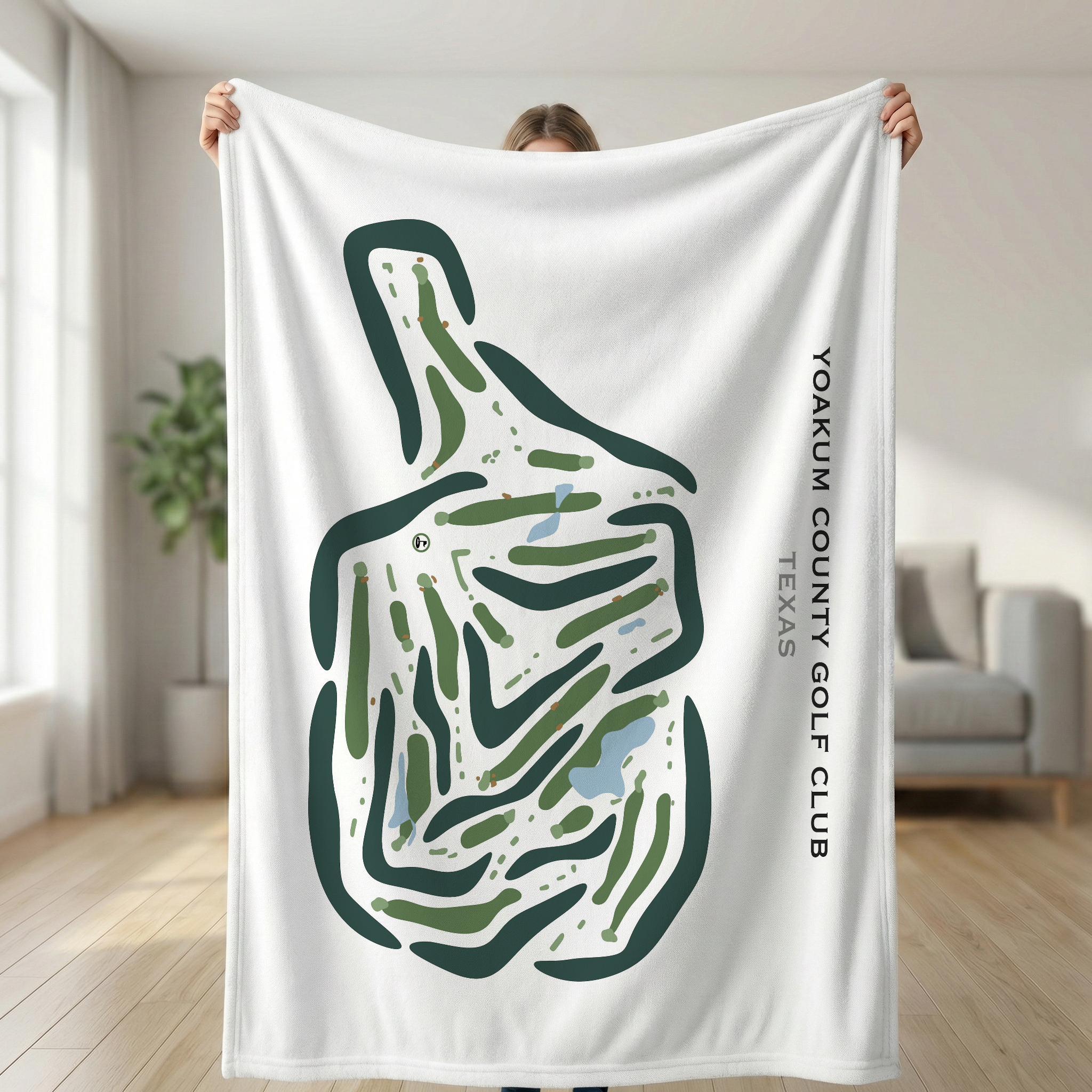 Yoakum County Golf Club, Texas - Printed Golf Courses