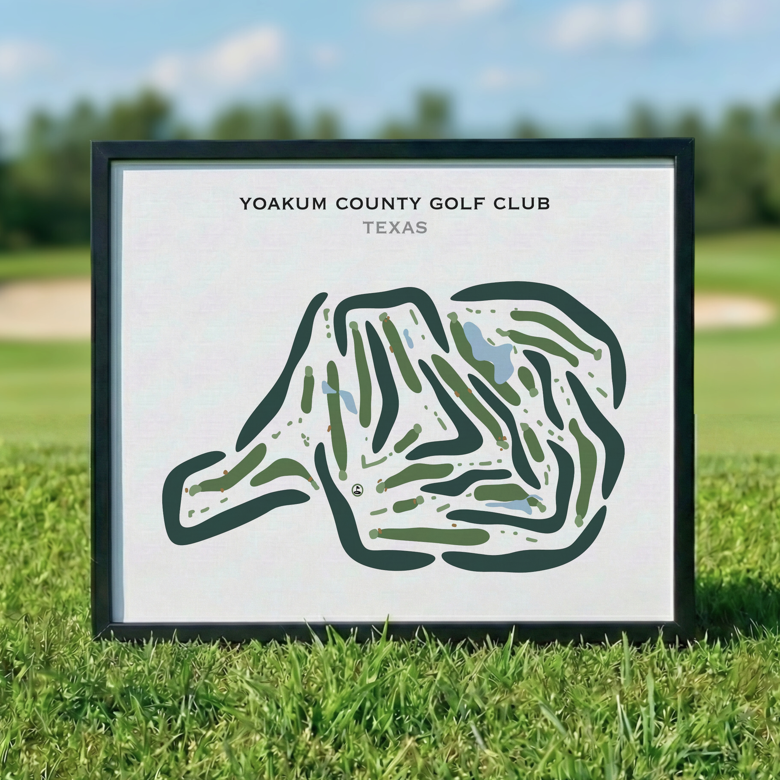 Yoakum County Golf Club, Texas - Printed Golf Courses