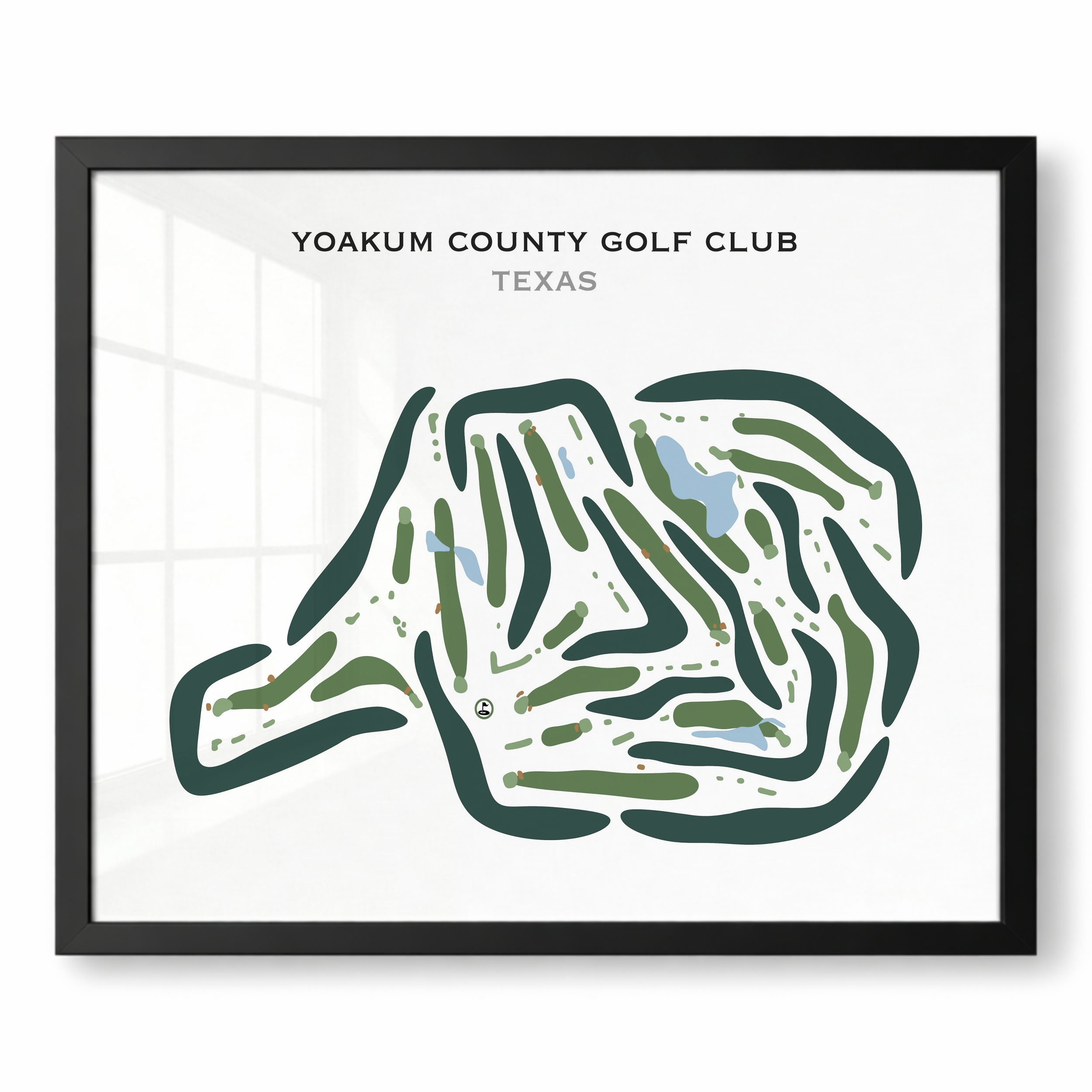 Yoakum County Golf Club, Texas - Printed Golf Courses