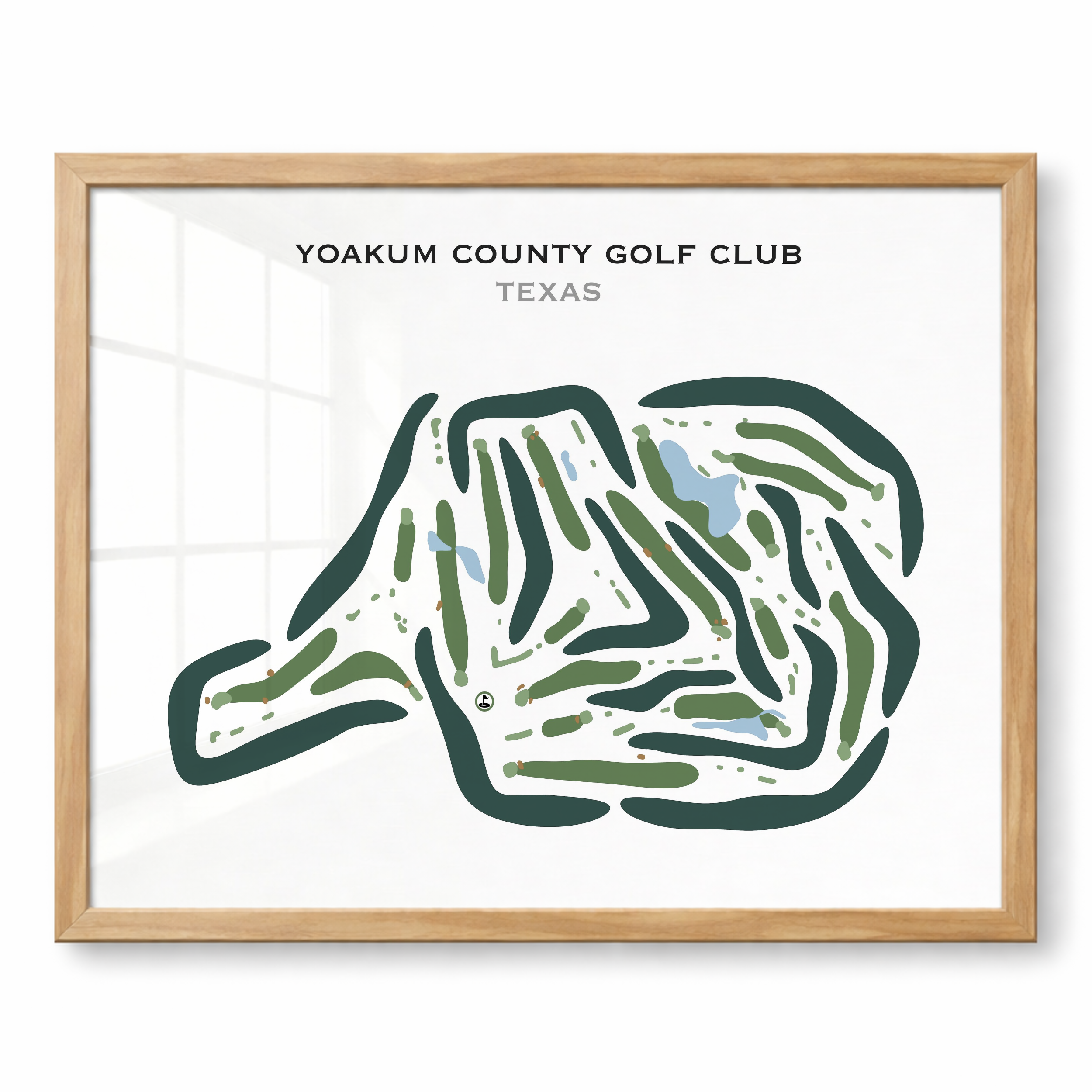 Yoakum County Golf Club, Texas - Printed Golf Courses