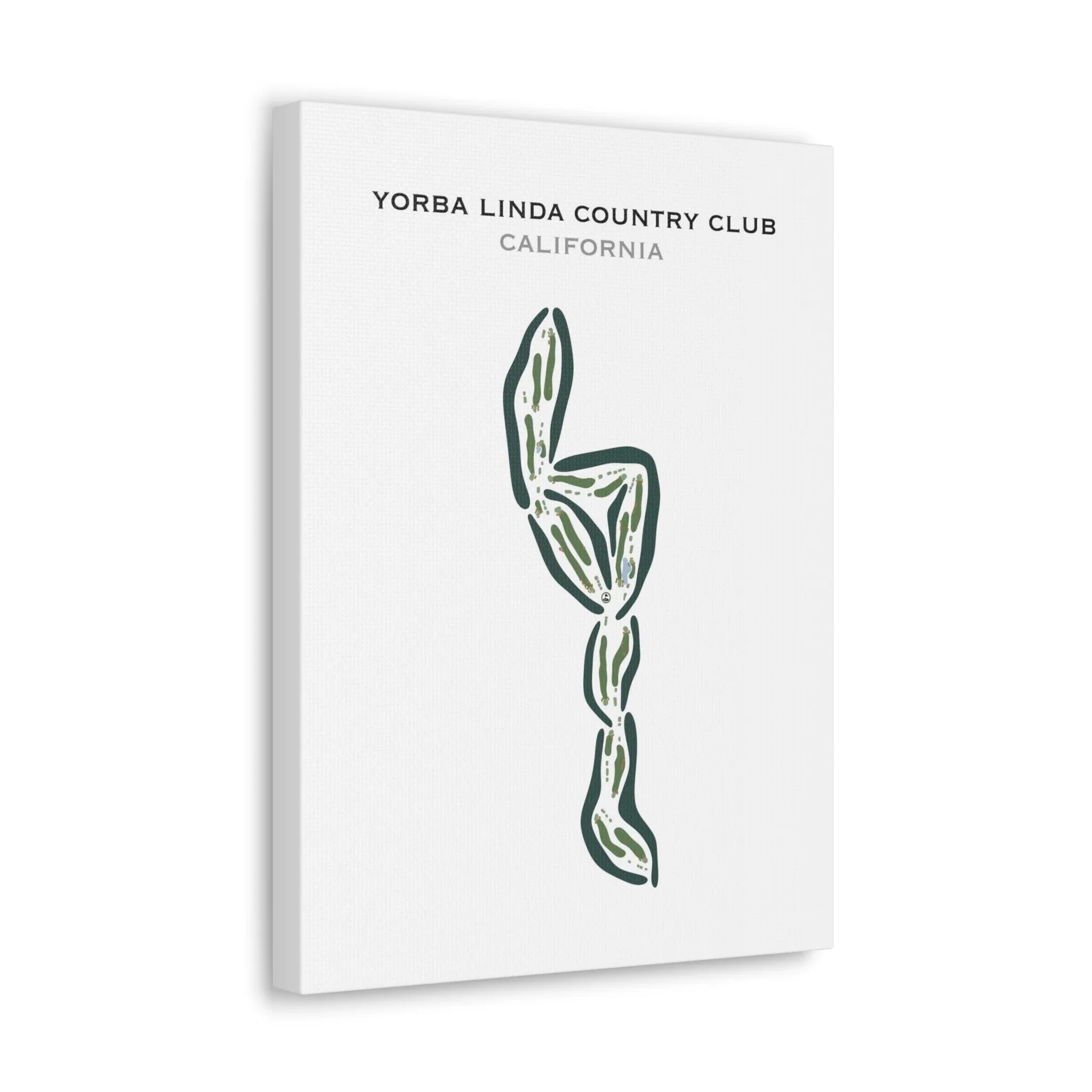 Yorba Linda Country Club, California - Printed Golf Courses