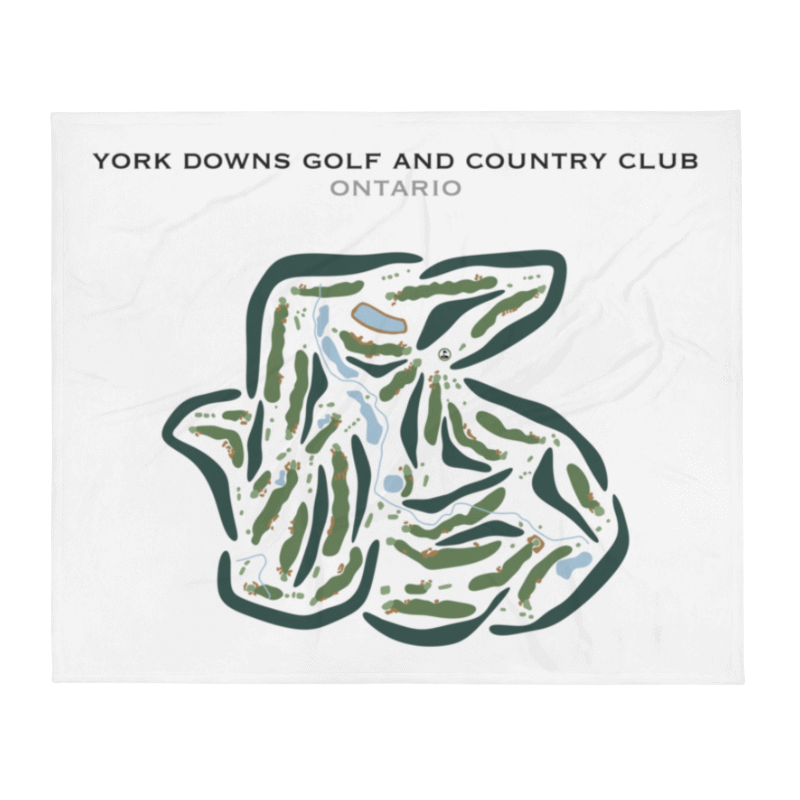 York Downs Golf and Country Club, Ontario - Printed Golf Courses