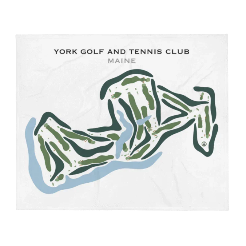 York Golf & Tennis Club, Maine - Printed Golf Courses