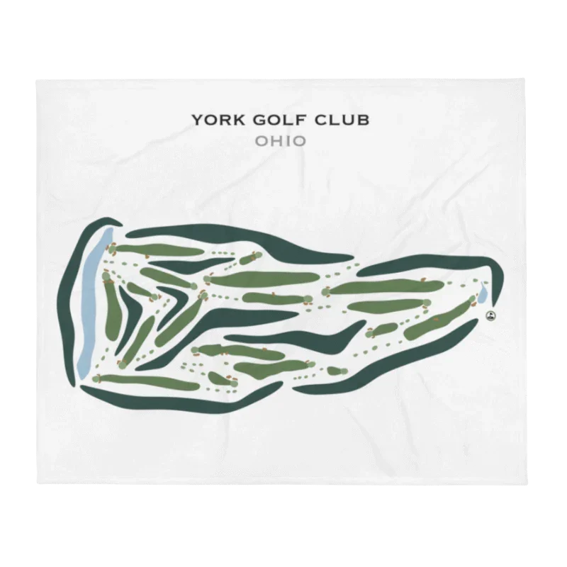 York Golf Club, Ohio - Printed Golf Courses