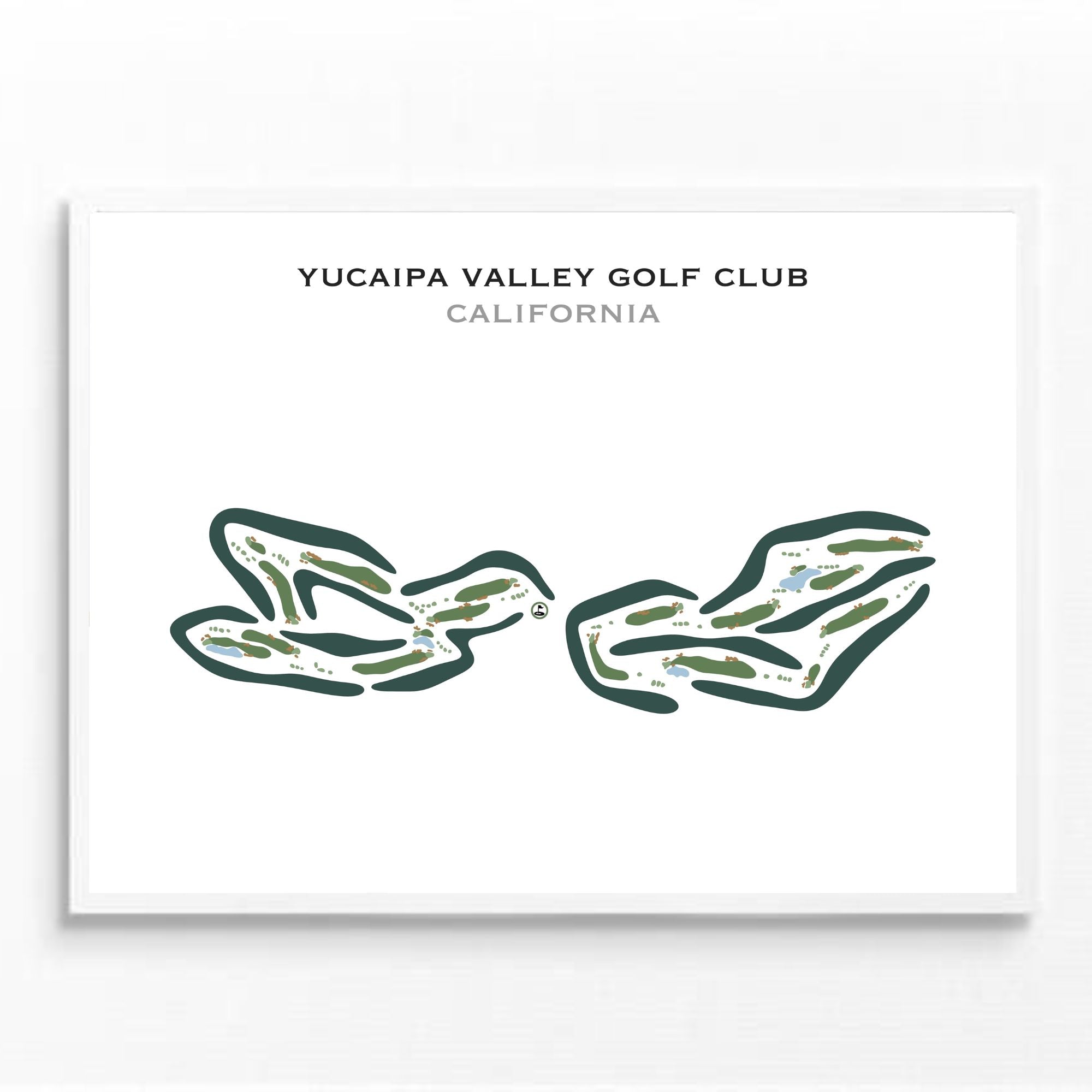 Yucaipa Valley Golf Club, California - Printed Golf Courses