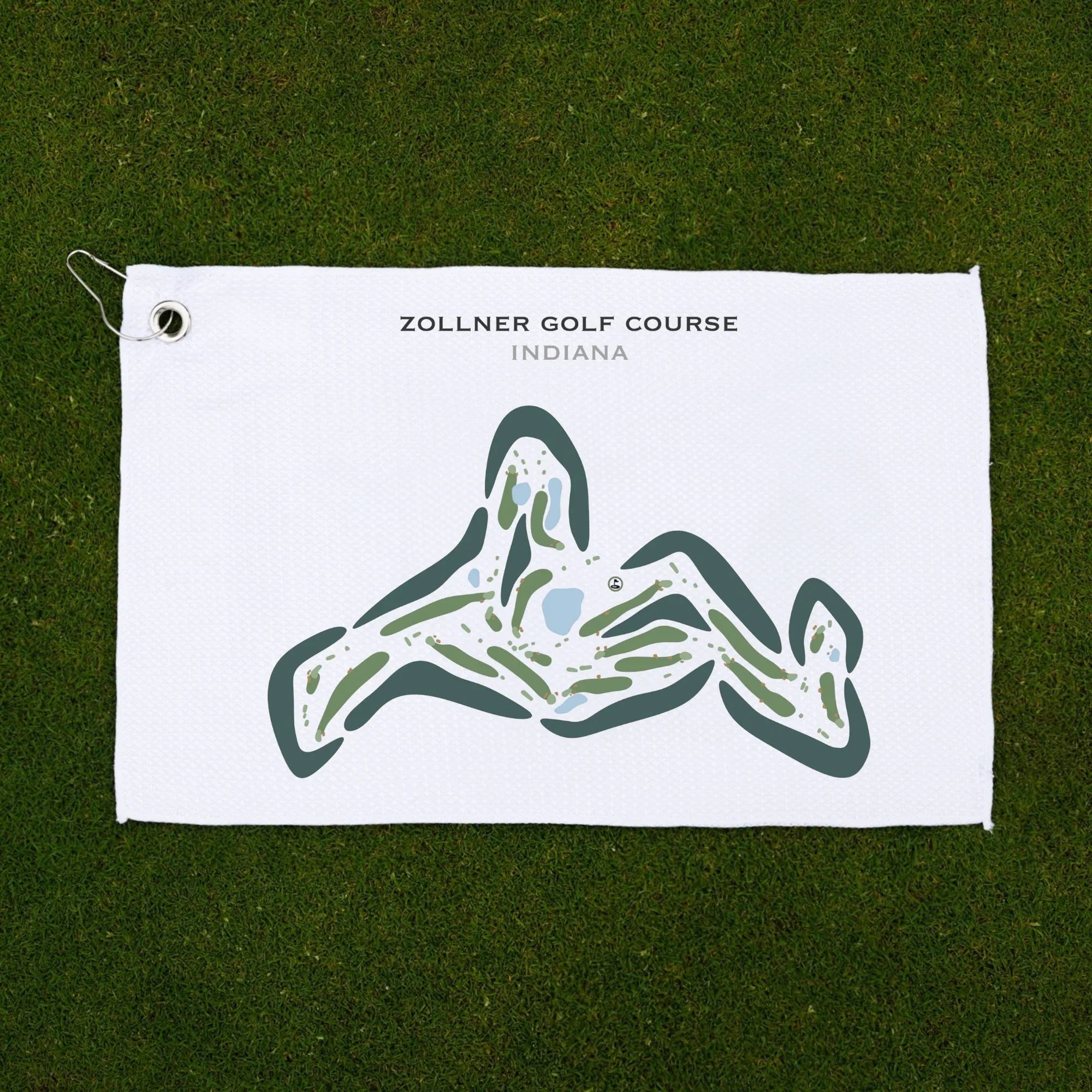 Zollner Golf Course, Indiana - Printed Golf Courses
