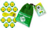 Tee Claw (10) Pack: Green-Yellow Green & Yellow