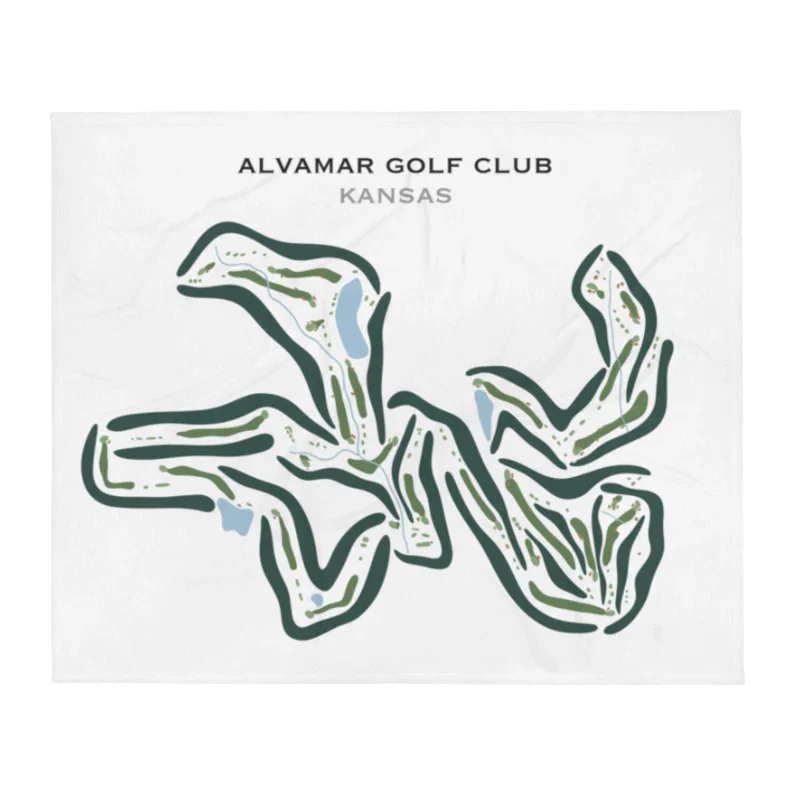 Alvamar Golf Course, Kansas - Printed Golf Courses