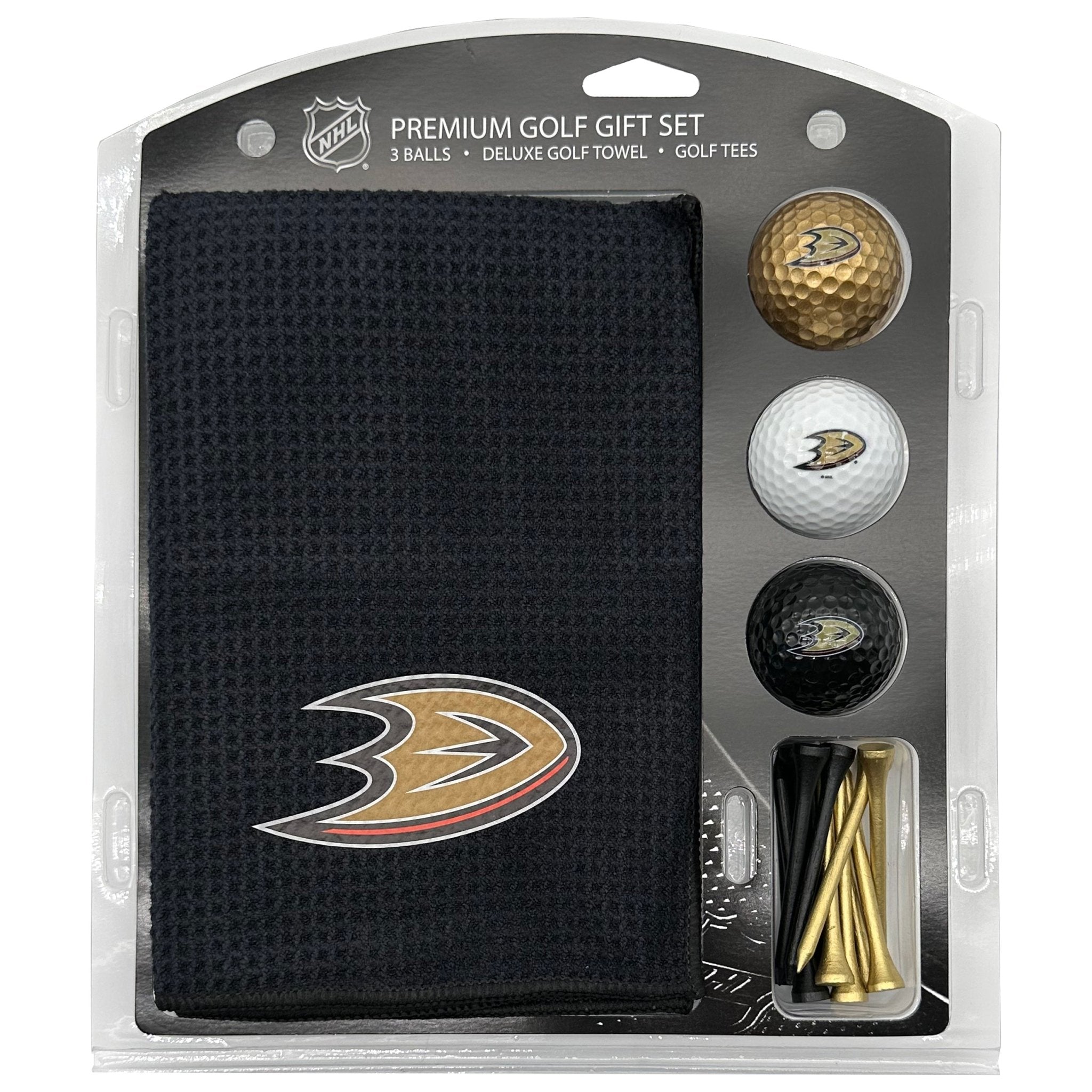 Anaheim Ducks Microfiber Towel Golf Gift Set