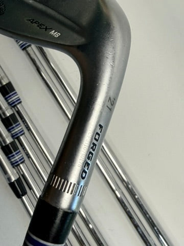 Callaway Apex MB 2021 Irons 4-PW KBS $-Taper 130 X-Stiff RH (Used)