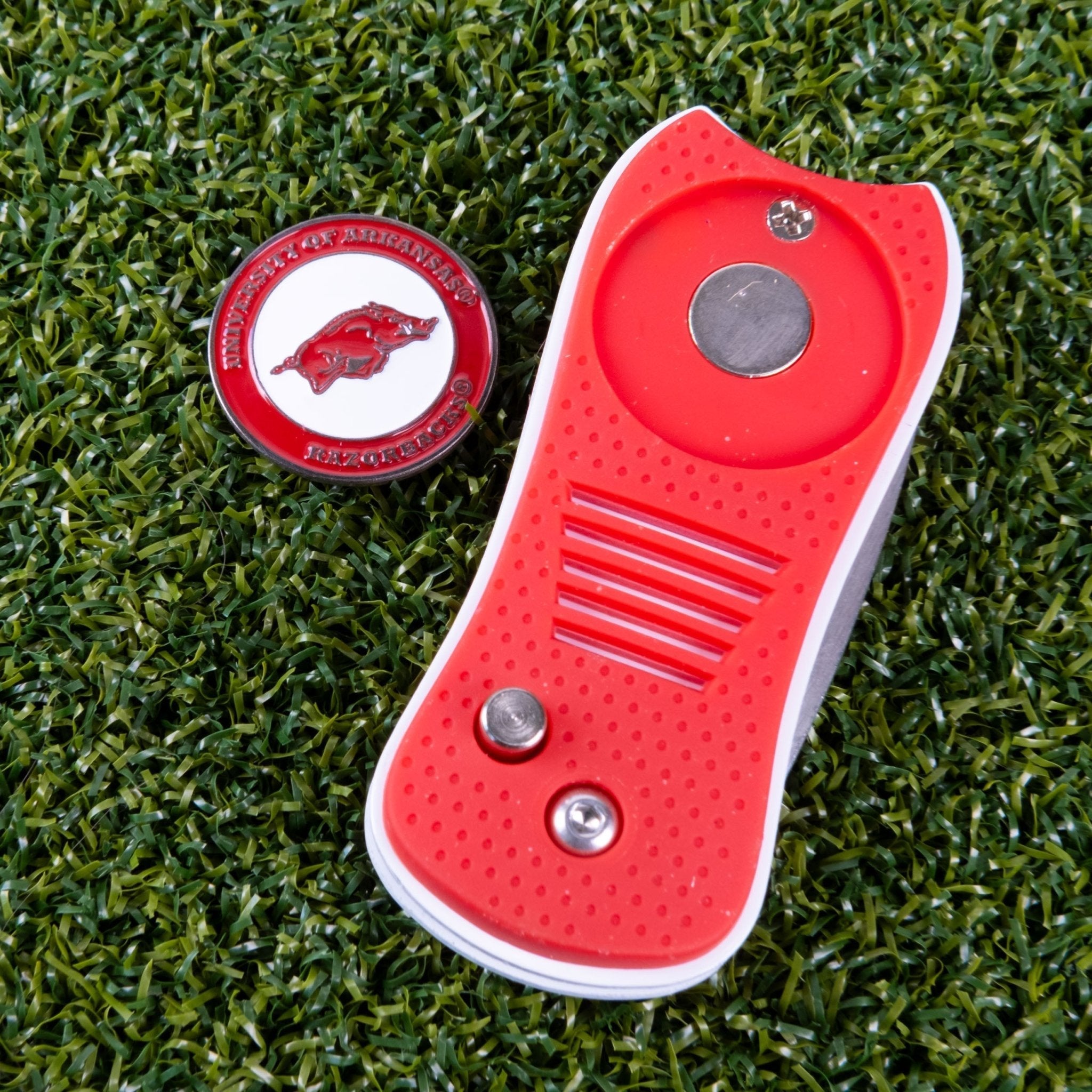 Arkansas Razorbacks Switchblade Divot Tool