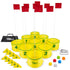 GoSports Yard Links Golf Game - Choose 3, 6, or 9 Hole Course - Includes Golf Buckets, Tee Markers, and Balls